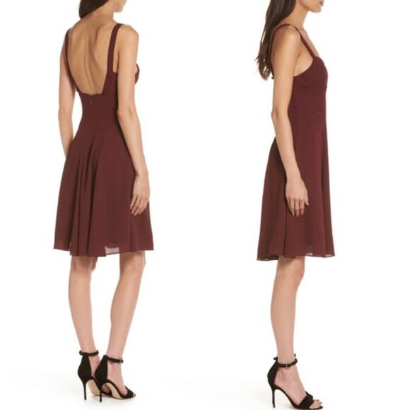 Fame and Partners Sienne Fit & Flare Dress Size 12 NWOT - Picture 3 of 10